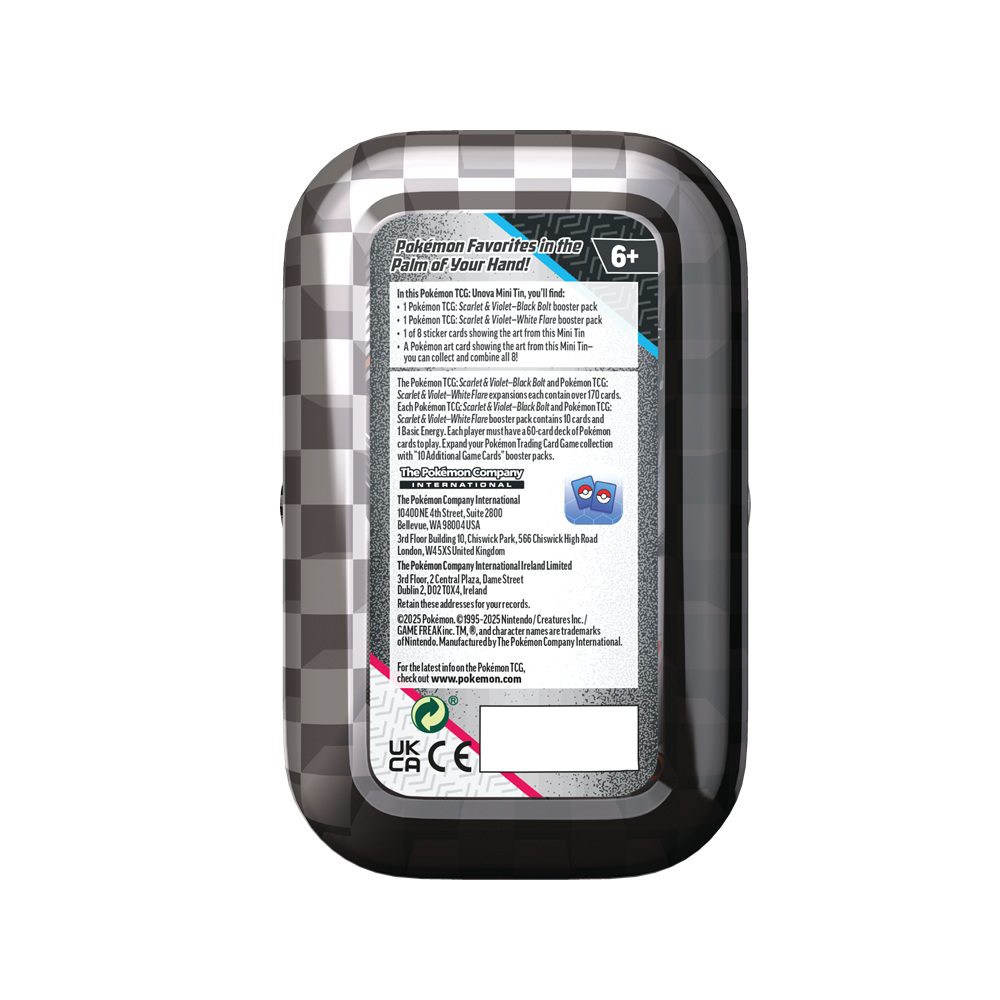 Pokemon Black Bolt & White Flare Mini Tin