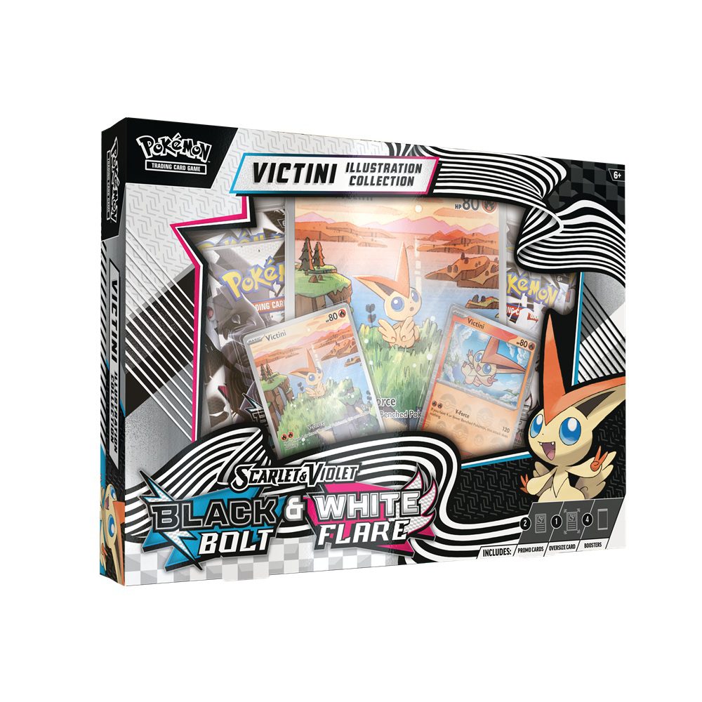 Pokemon Black Bolt & White Flare Victini Illustration Collection