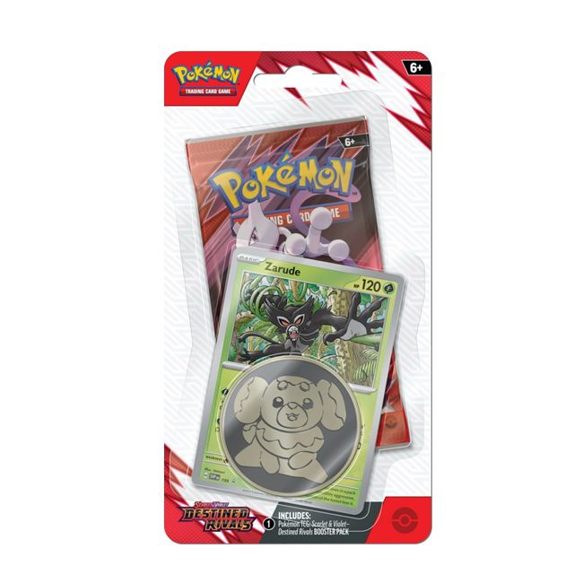 Pokemon Destined Rivals Checklane Blister Zarude
