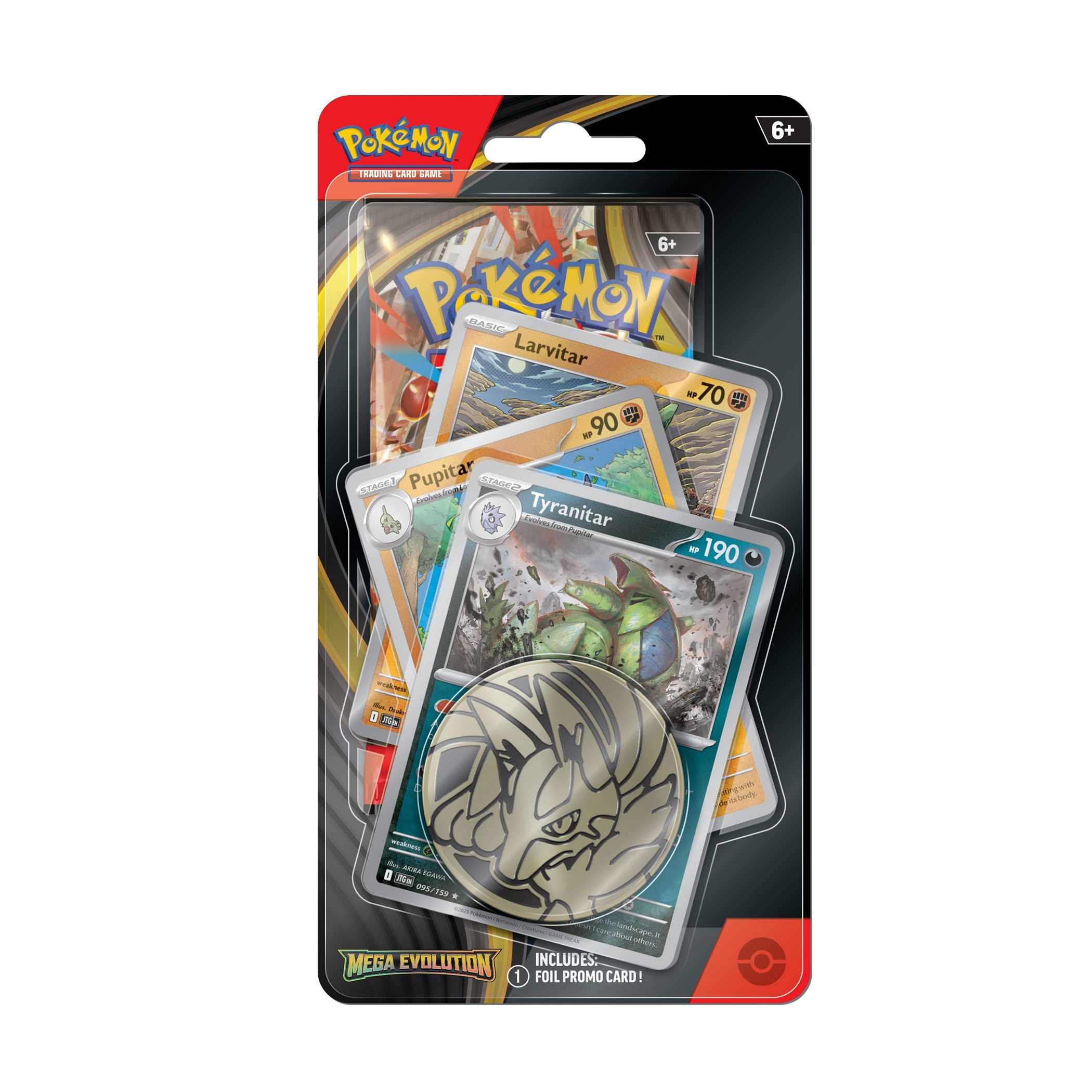 Pokemon Mega Evolution Premium Checklane Blister Tyranitar