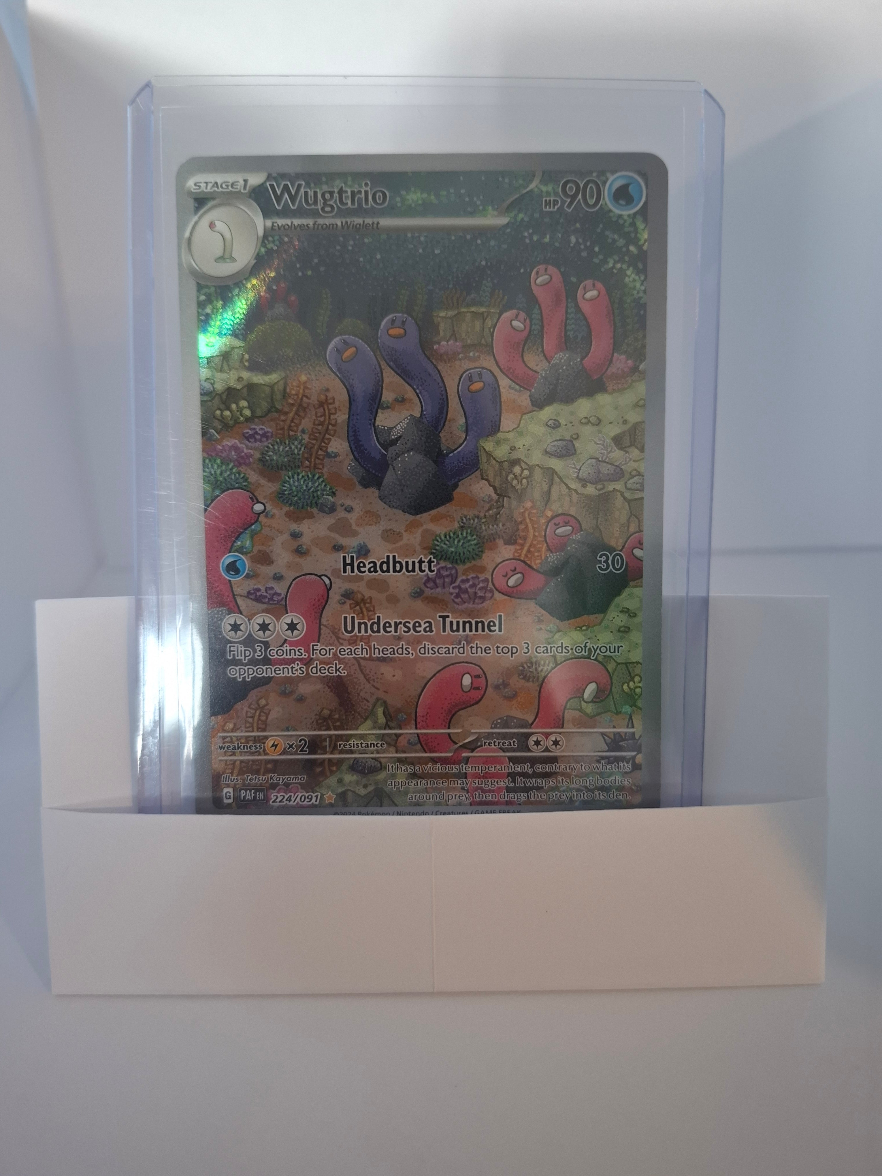 Paldean fates Wugtrio IR